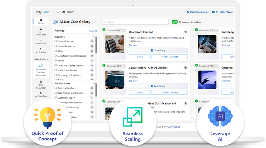 Transforme ideas en impacto con CloudAtlas AI Factory